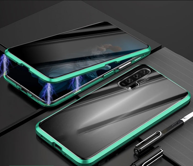 ShadowArmor™ Magnetic Glass Phone Case – Ultra Clear Edition
