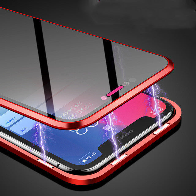 ShadowArmor™ Magnetic Glass Phone Case – Ultra Clear Edition