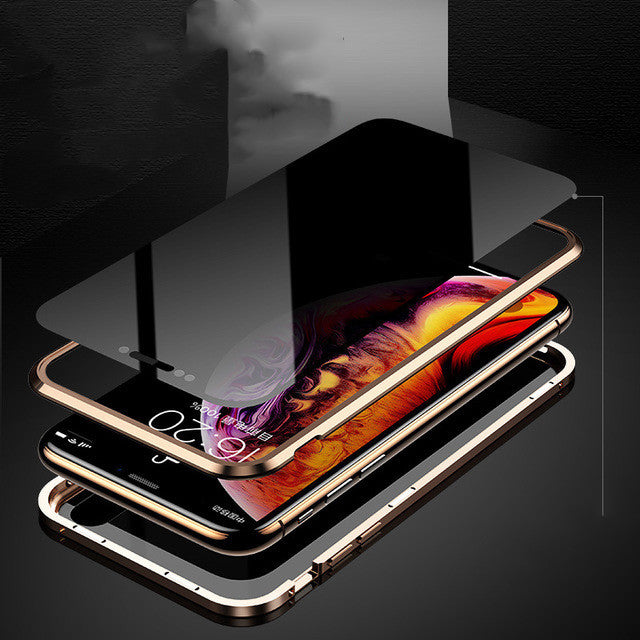 ShadowArmor™ Magnetic Glass Phone Case – Ultra Clear Edition