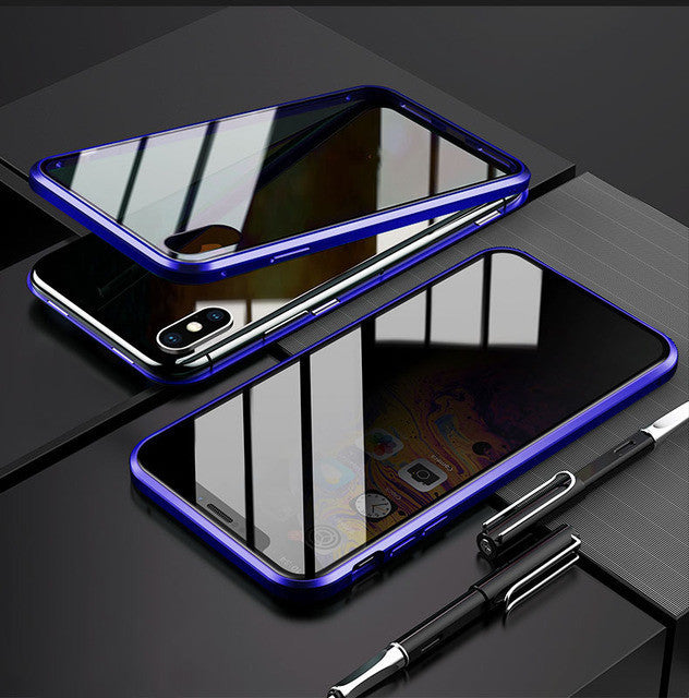ShadowArmor™ Magnetic Glass Phone Case – Ultra Clear Edition