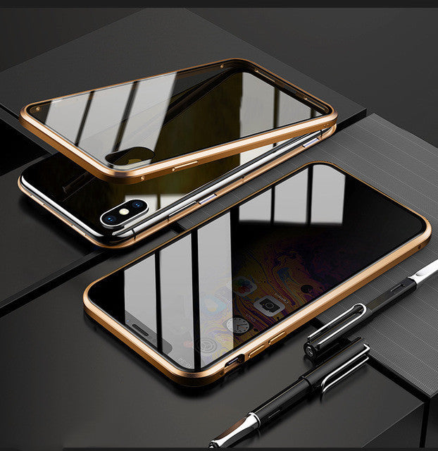 ShadowArmor™ Magnetic Glass Phone Case – Ultra Clear Edition