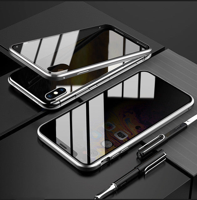 ShadowArmor™ Magnetic Glass Phone Case – Ultra Clear Edition