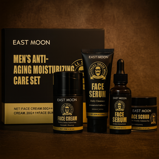 Men’s grooming kit with scissors, oil, balm – Hypster